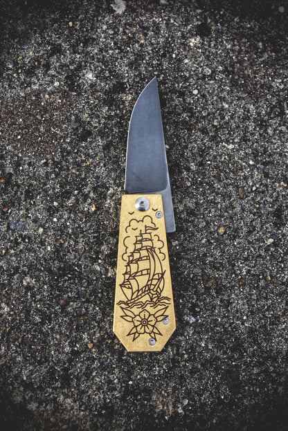 Coffin Friction Folder "Rough Sea"