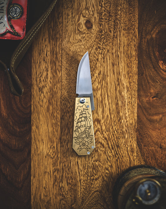 Coffin Friction Folder "Rough Sea"